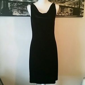 My Michelle Black Velvet Dress